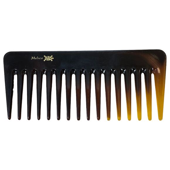 Mebco Vintage Tortoise Shell Wide Tooth Comb 5.5 inches - Picture 3 of 3